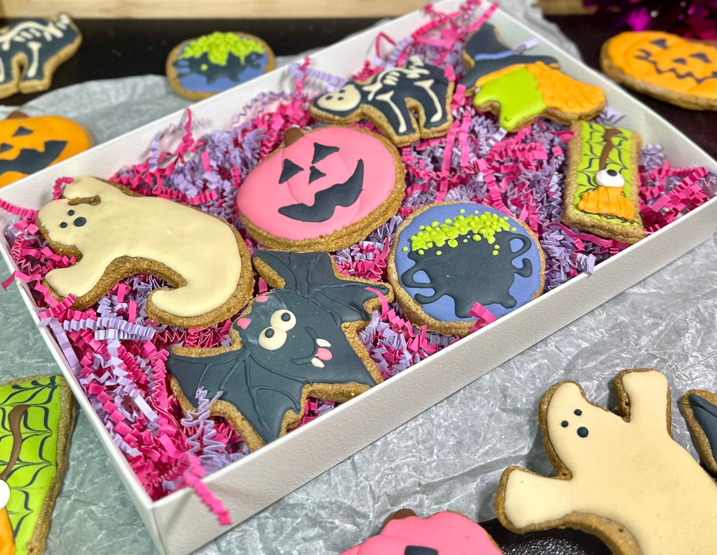 Spooky Dog Cookies