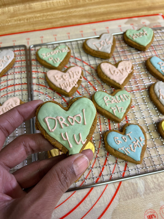 2 - Sweet Messages | Dog Treats | Human Grade | Limited Ingredients | Handmade