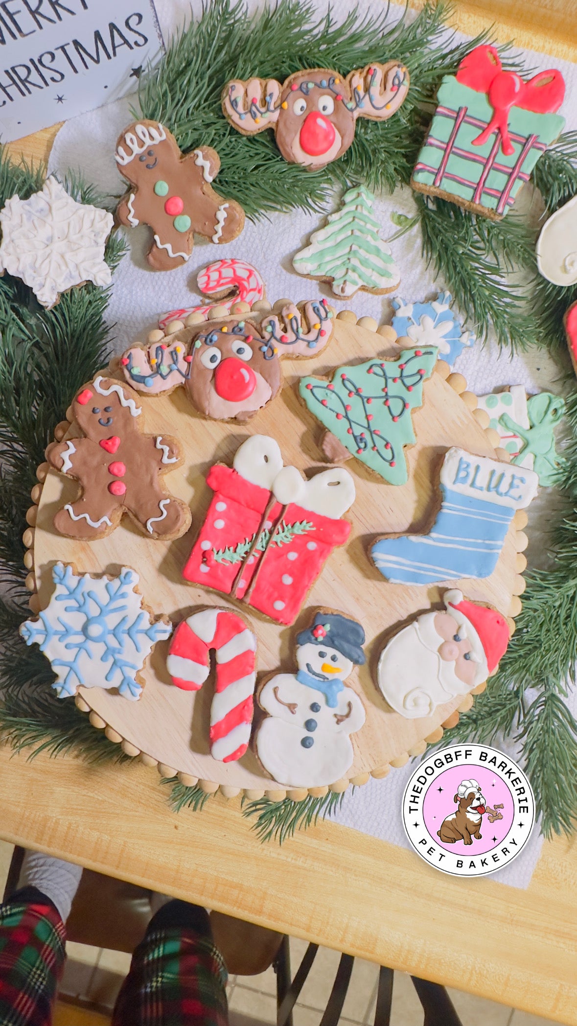 TheDogBFF Barkerie Woofmas Dog Cookie Set
