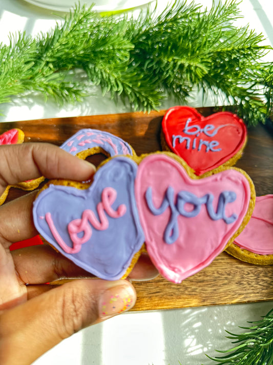 Be Mine Valentine’s Day Dog Cookies Set