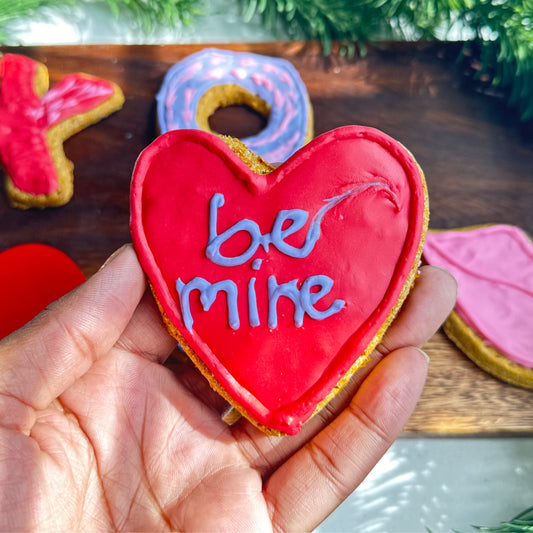 Be Mine Dog Cookie